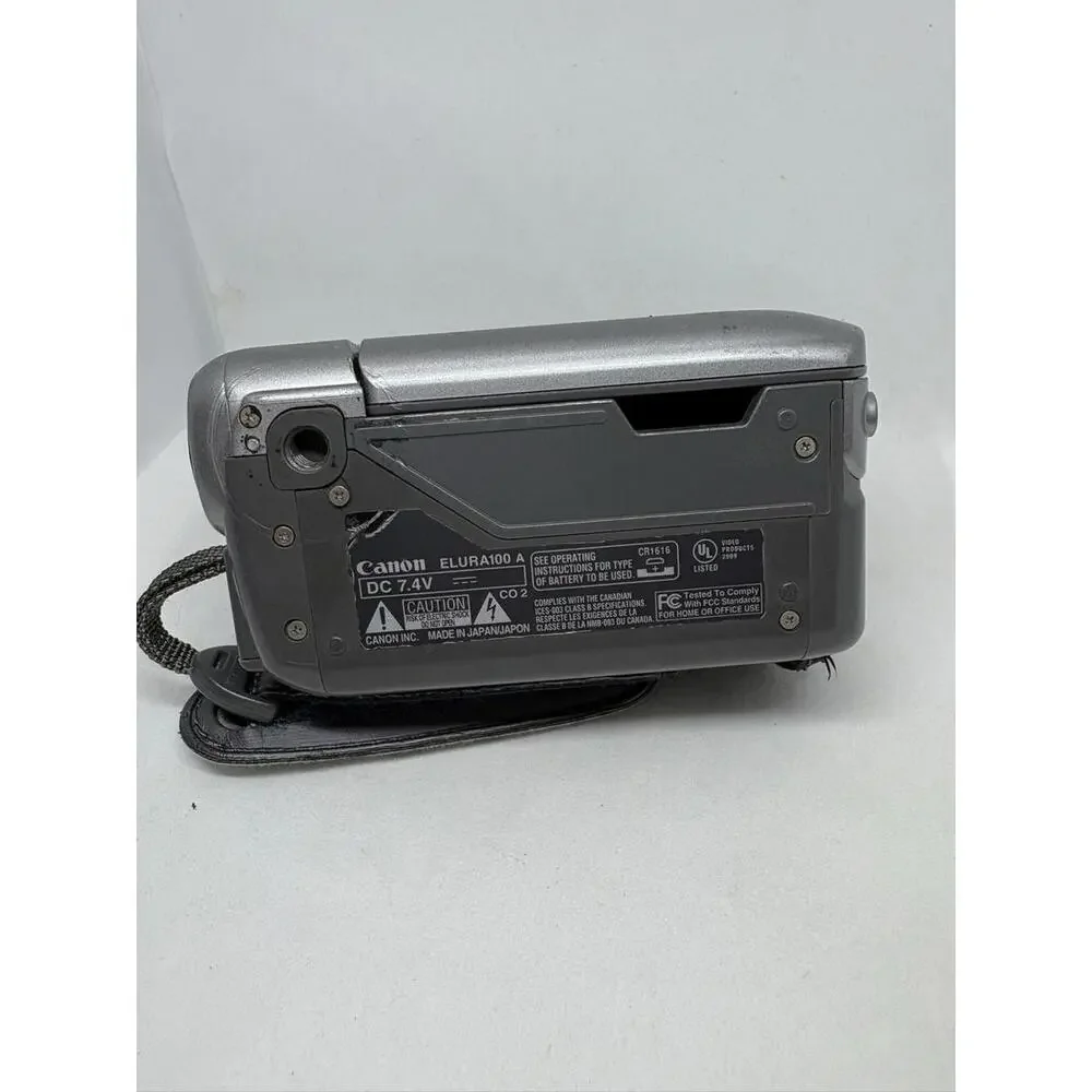 Canon ELURA 100 Digital Video Camcorder NTSC 20X Zoom Parts Repair READ C105
